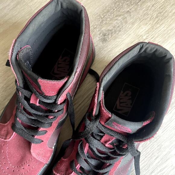 Vans sk8-hi Reissue Metallic Twill Port Royale Women's 8 - Picture 5 of 7